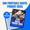500 Digital Product Ideas